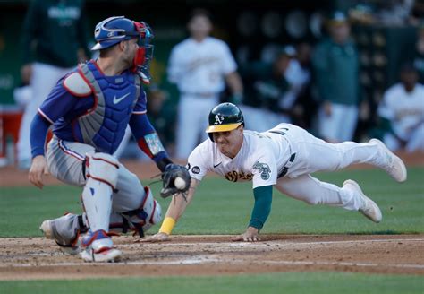 Oakland A’s unable to hold lead vs. Texas Rangers, face Max Scherzer next